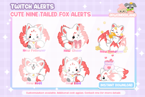 Animated Nine Tailed Fox Twitch Alerts: Enhancing Your Stream with Mythical Charm