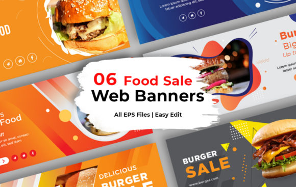 Elevate Your Brand with Professional Food Web Banners and Social Media Covers