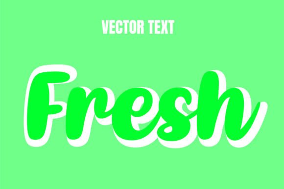 Elevating Brand Identity: The Strategic Power of the Fresh Editable Vector Text Effect