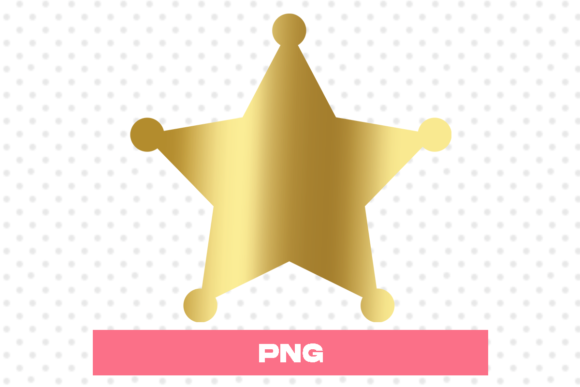 Evaluating the Golden Luxury Realistic Sheriff Star for Digital Design Projects