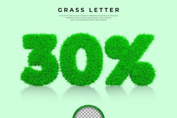 Green Grass of 30 off in 3d Text Render: A Practical Evaluation