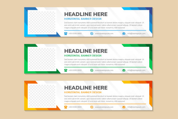 Mastering Modern Design: The Power of Multicolored Horizontal Banner Templates
