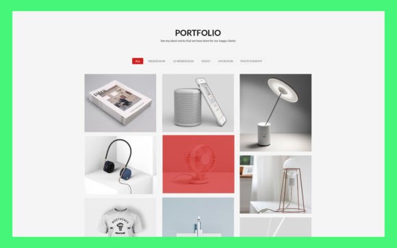 Mastering Modern Design with 2 Portfolio UI Elements for Creative Professionals