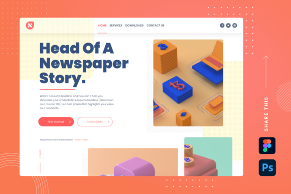 Mastering Modern Web Aesthetics with Nala - Hero Design Kit 02