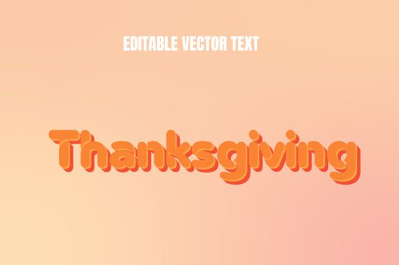 Mastering the Thanksgiving Editable Text Effect