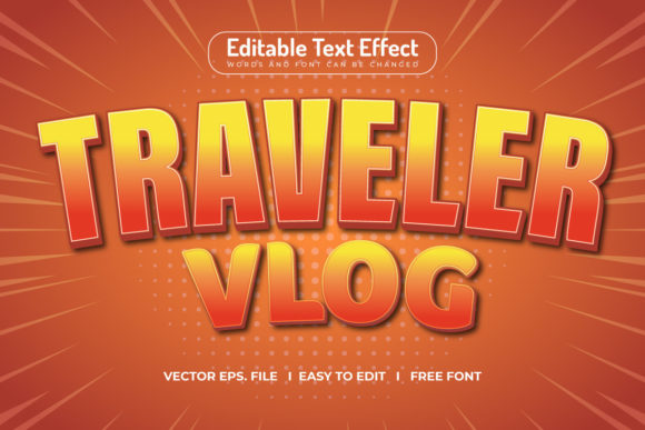 Mastering Travel VLOG Editable 3D Text Design: A Guide to EPS, JPEG, and PSD Formats