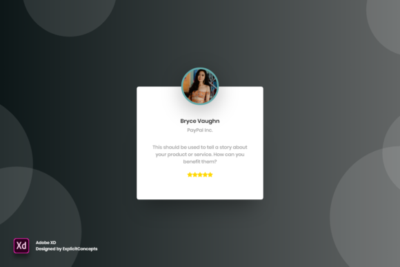 Streamlining Client Feedback with Testimonial Vol 03 - Adobe XD